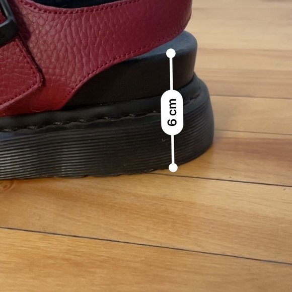 Dr Martens Real Leather Slight Platform Sandals - Picture 5 of 5